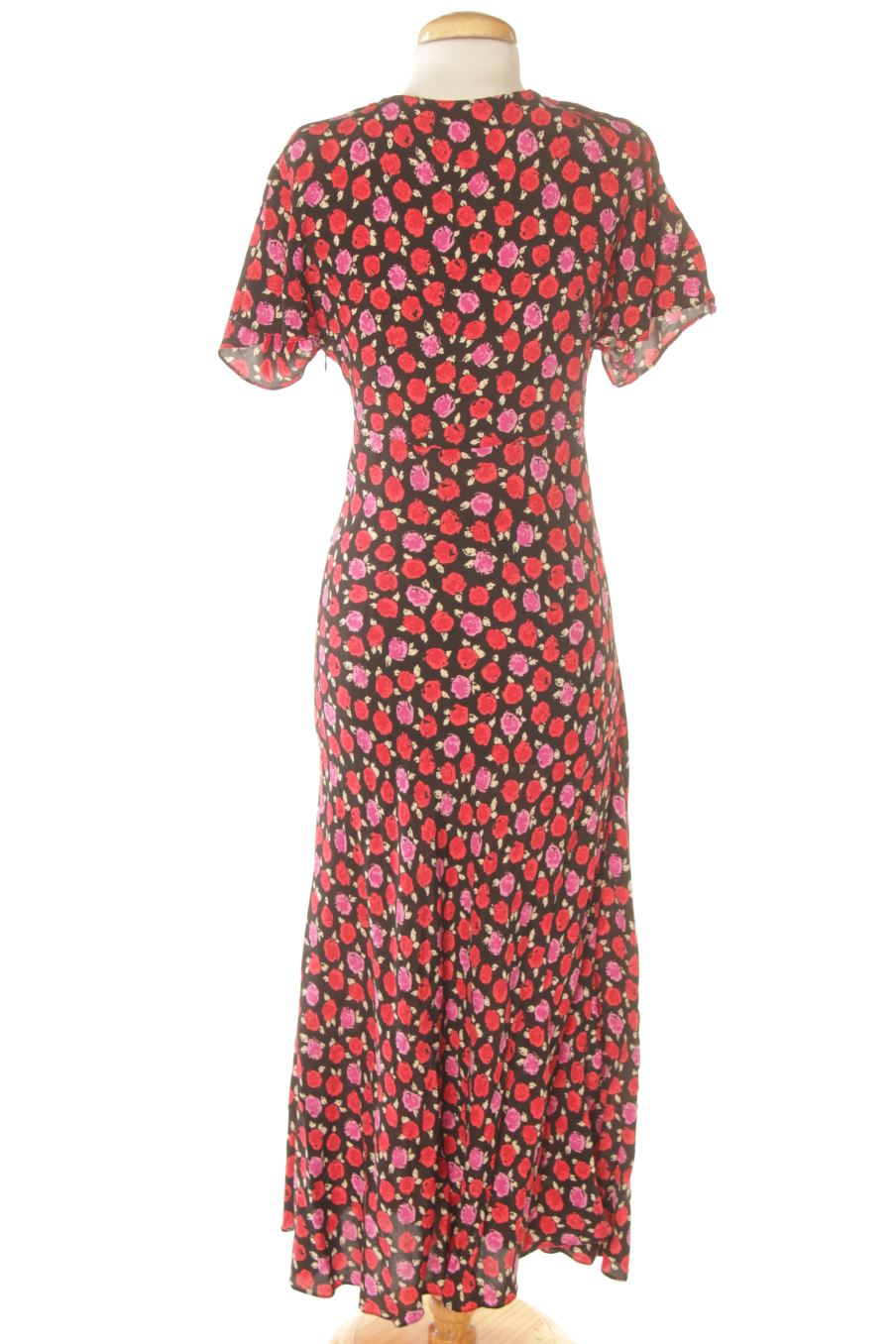 Robe casual Zara de la taille XS, de couleur fleurs