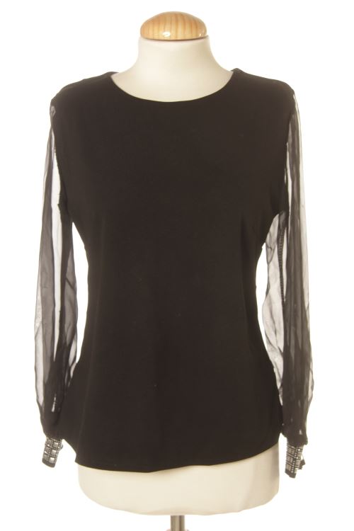 Blusa a maniche lunghe