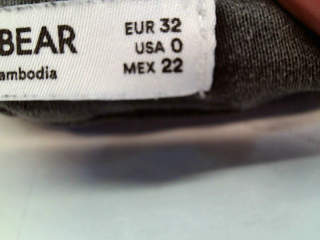 Vaqueros de Pull & Bear de la talla 32, de color gris de ropa vaquera