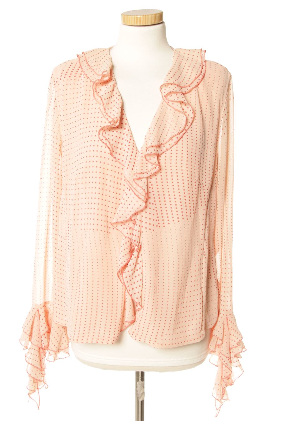 Blusa de manga larga de El Corte Ingles de la talla 46, de color estampado