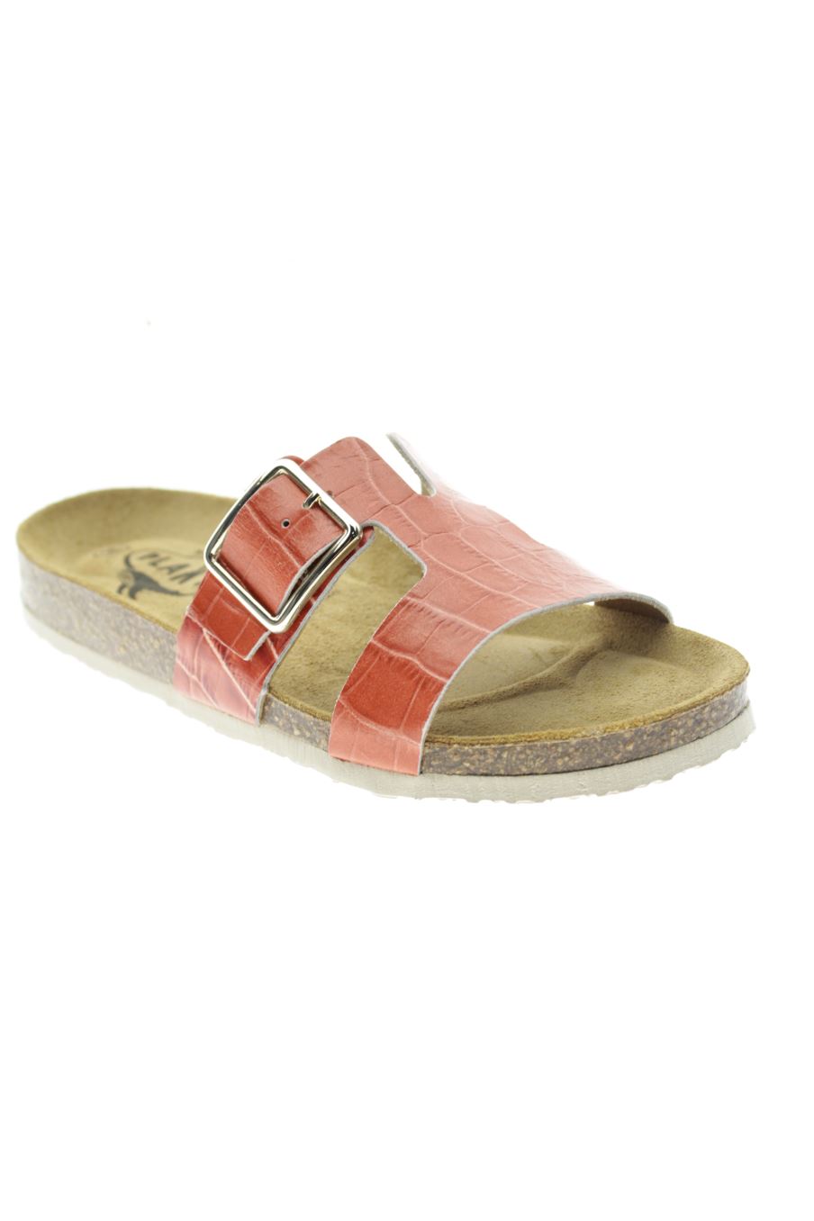Sandalias planas de PLAKTON de la talla 36, de color naranja de