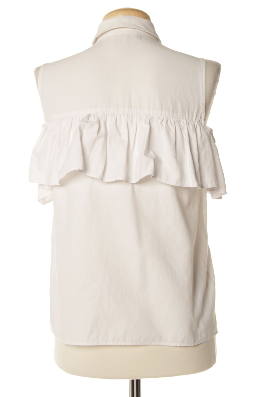 Camisa sin mangas de PERCENTIL de la talla XS, de color blanco