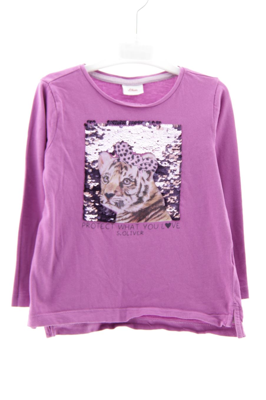 gebraucht s.Oliver Langärmeliges T-shirt Größe 98