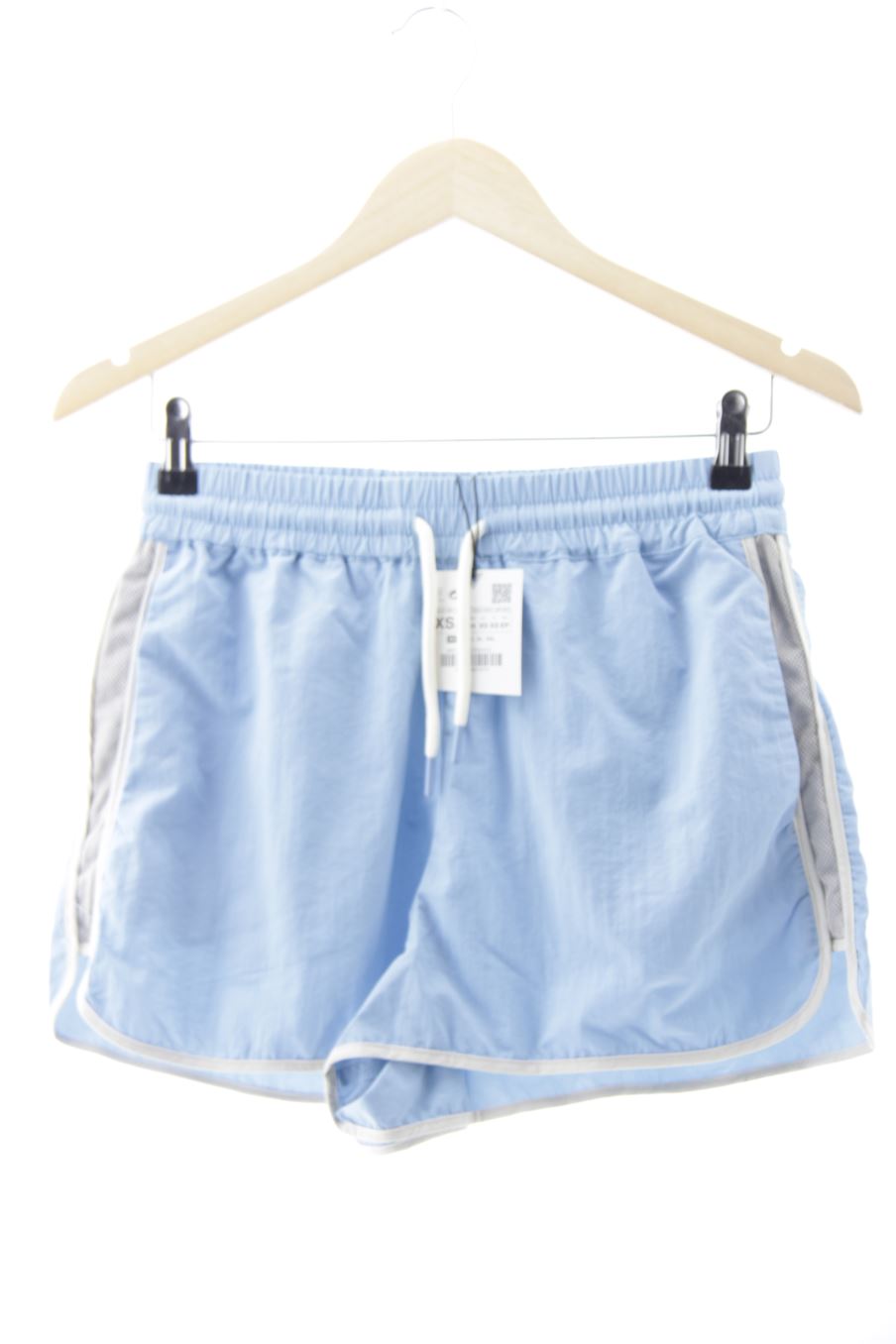 Pantalon corto de deporte de Zara de la talla XS, de color azul