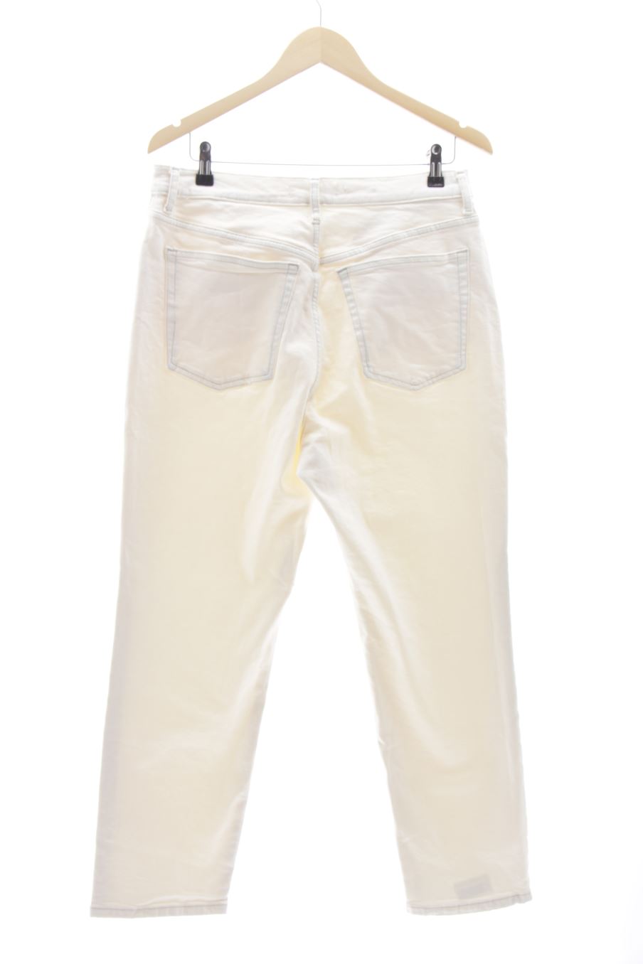 Vaquero de Mango de la talla 44, de color beige de ropa vaquera