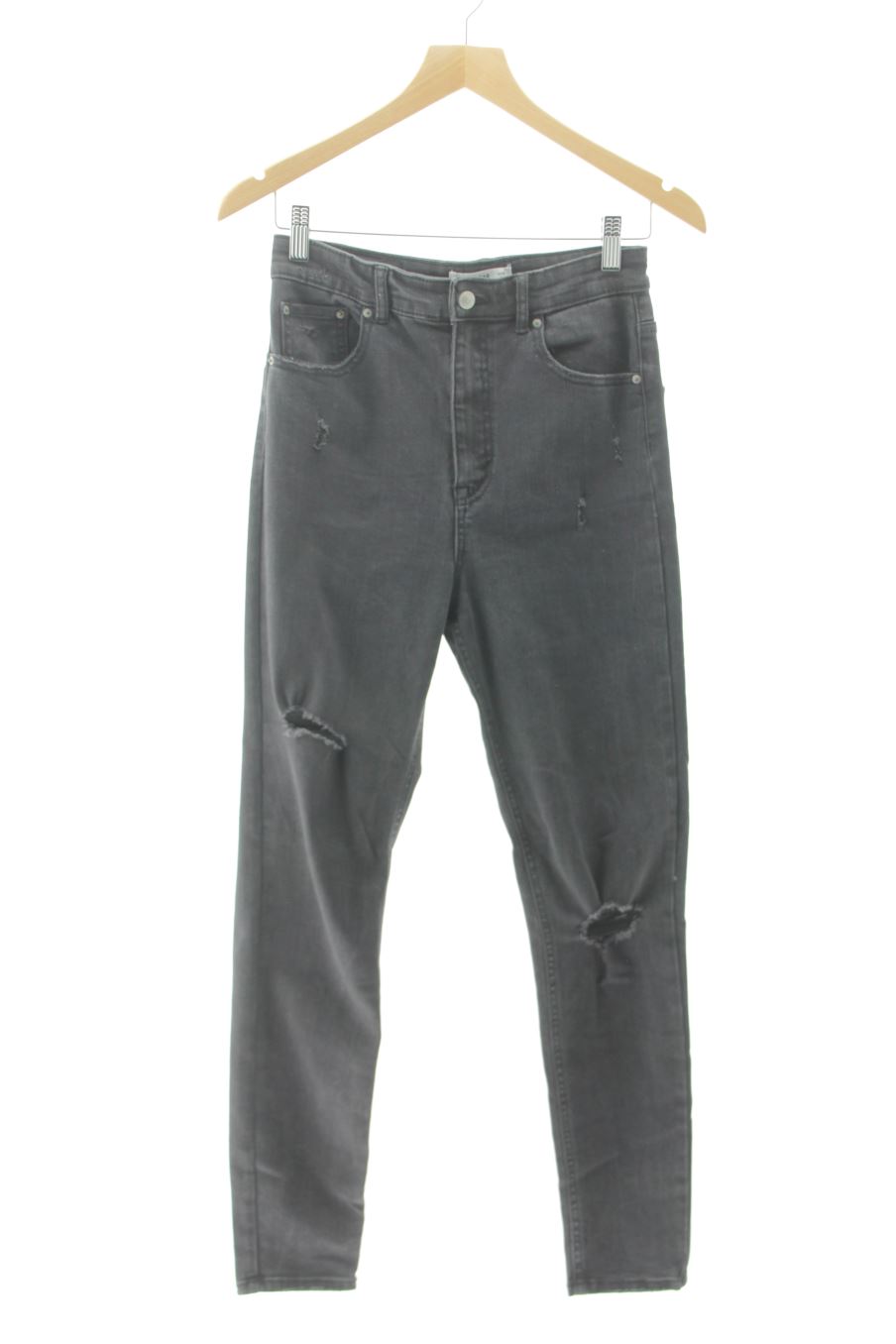 Jeans Pull & Bear de la taille 38, de couleur gris de denim