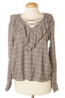 Blusa de manga larga S Stradivarius