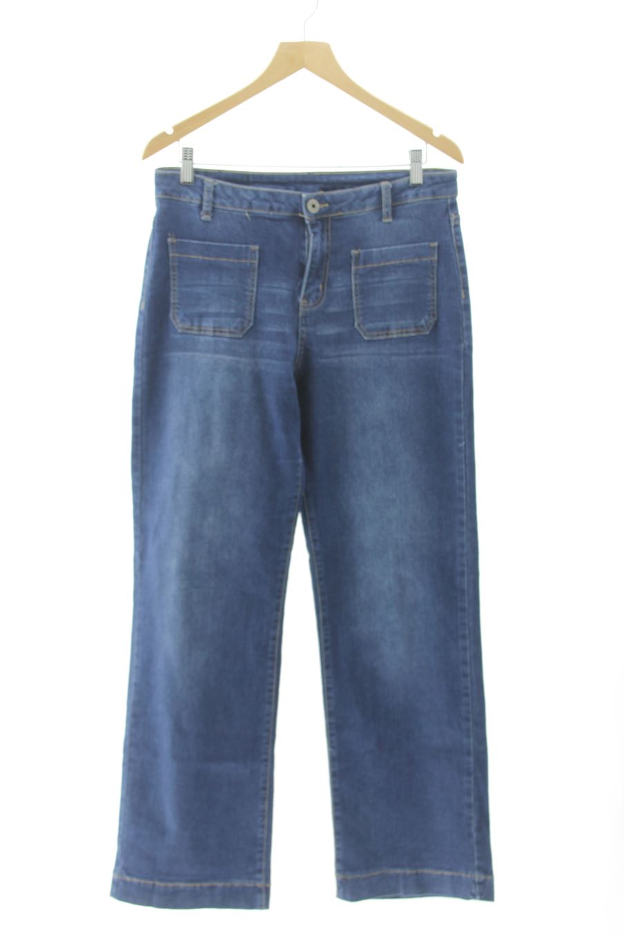 Jeans Naif de la taille XL, de couleur bleu de denim