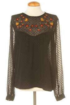 Blusa de manga larga M Stradivarius