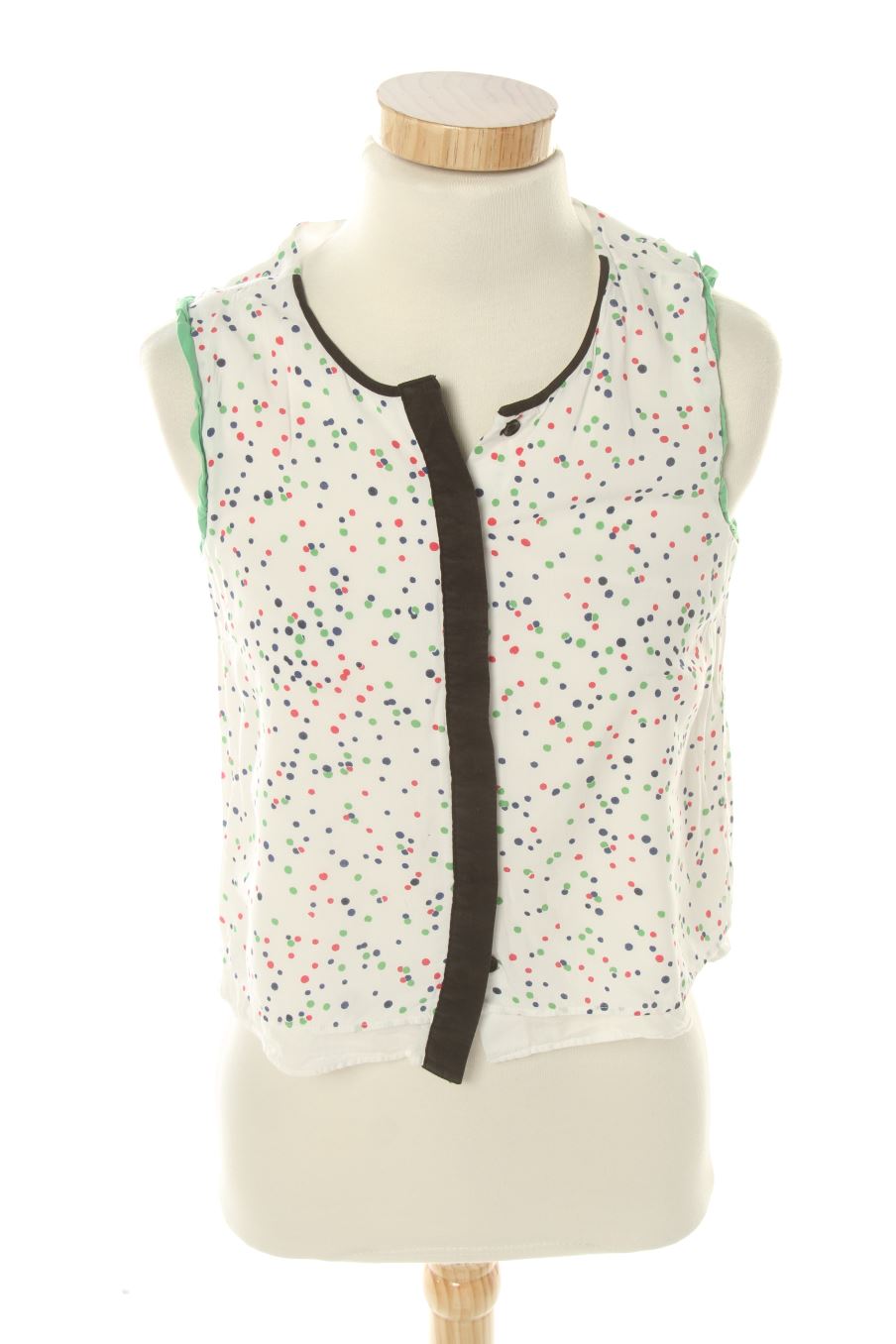 Top de Miss Captain de la talla XXS, de color estampado