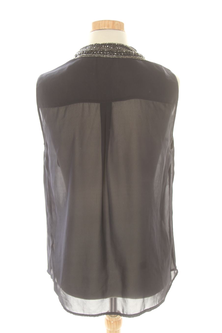 Camisa sin mangas de Trf (ZARA) de la talla M, de color azul marino