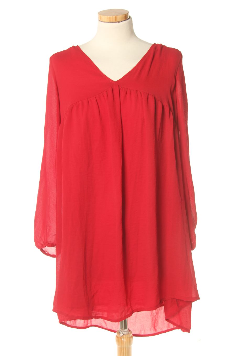 Robe casual Easy wear de la taille S, de couleur rouge
