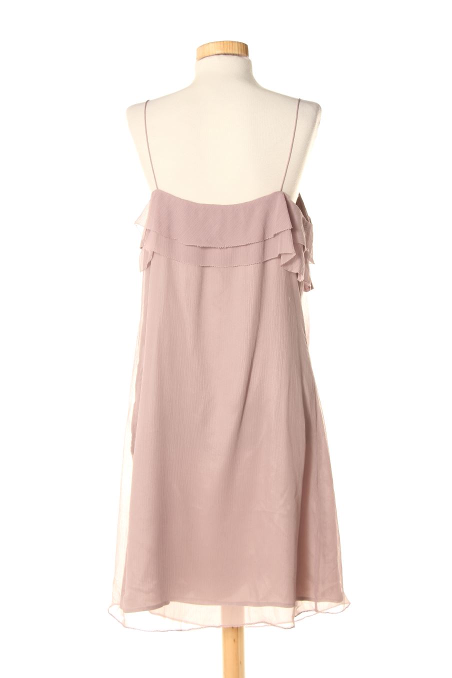 Robe Caroll de la taille 42, de couleur pourpre de soie