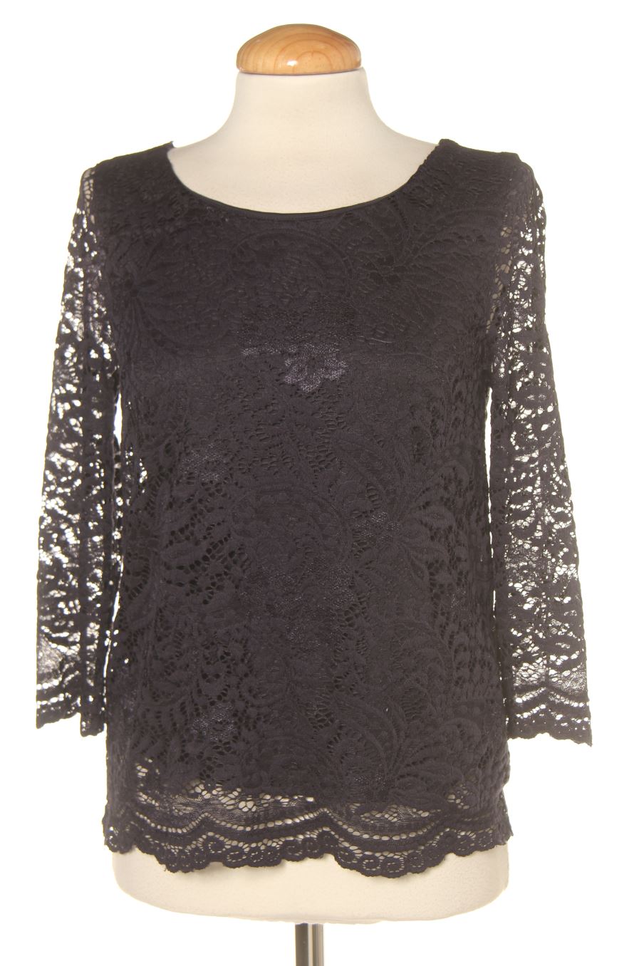 Blouse à manches longues Only de la taille 36, de couleur bleu marine