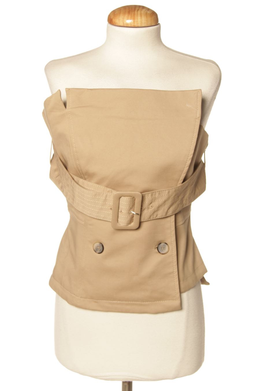 Top Zara de la taille M, de couleur beige