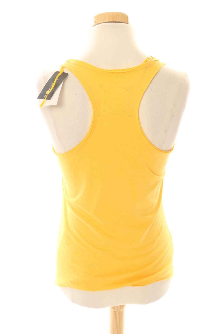 Débardeur Cache cache de la taille XS, de couleur jaune