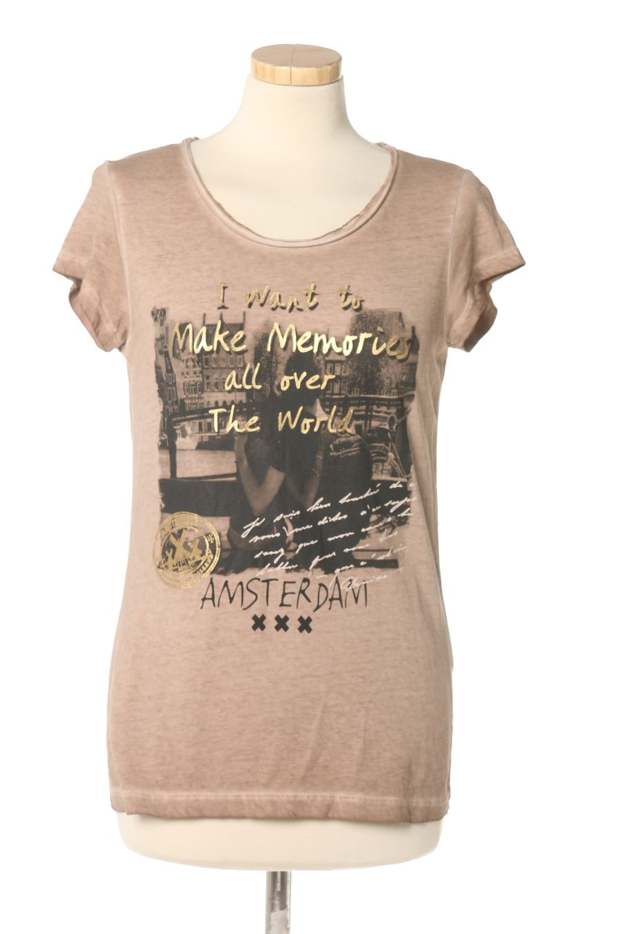 T-shirt Fox de la taille S, de couleur marron