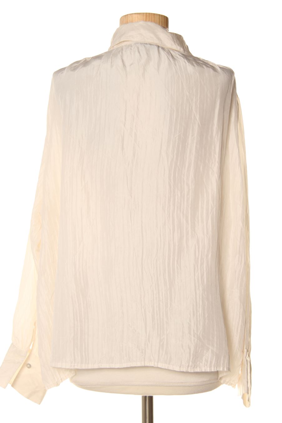 Chemise La City de la taille L, de couleur beige de soie