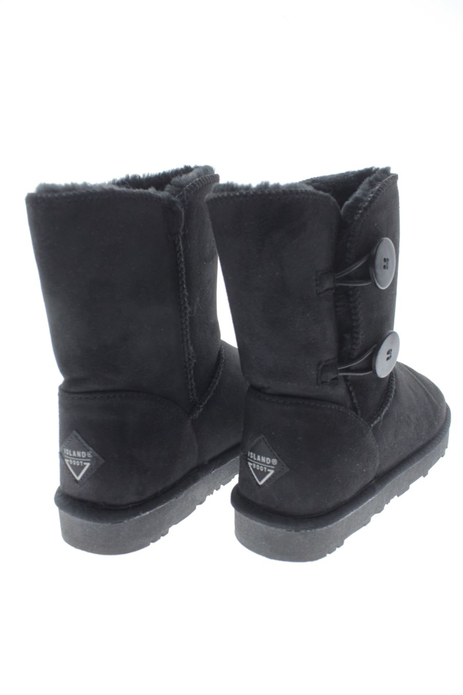 Botines de island boot de la talla 38, de color negro de