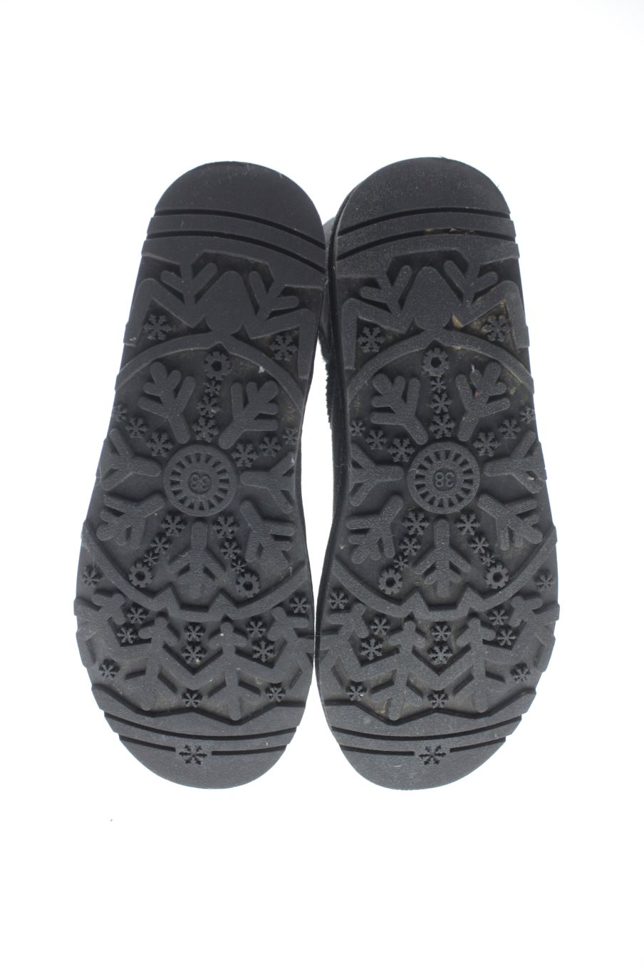 Botines de island boot de la talla 38, de color negro de