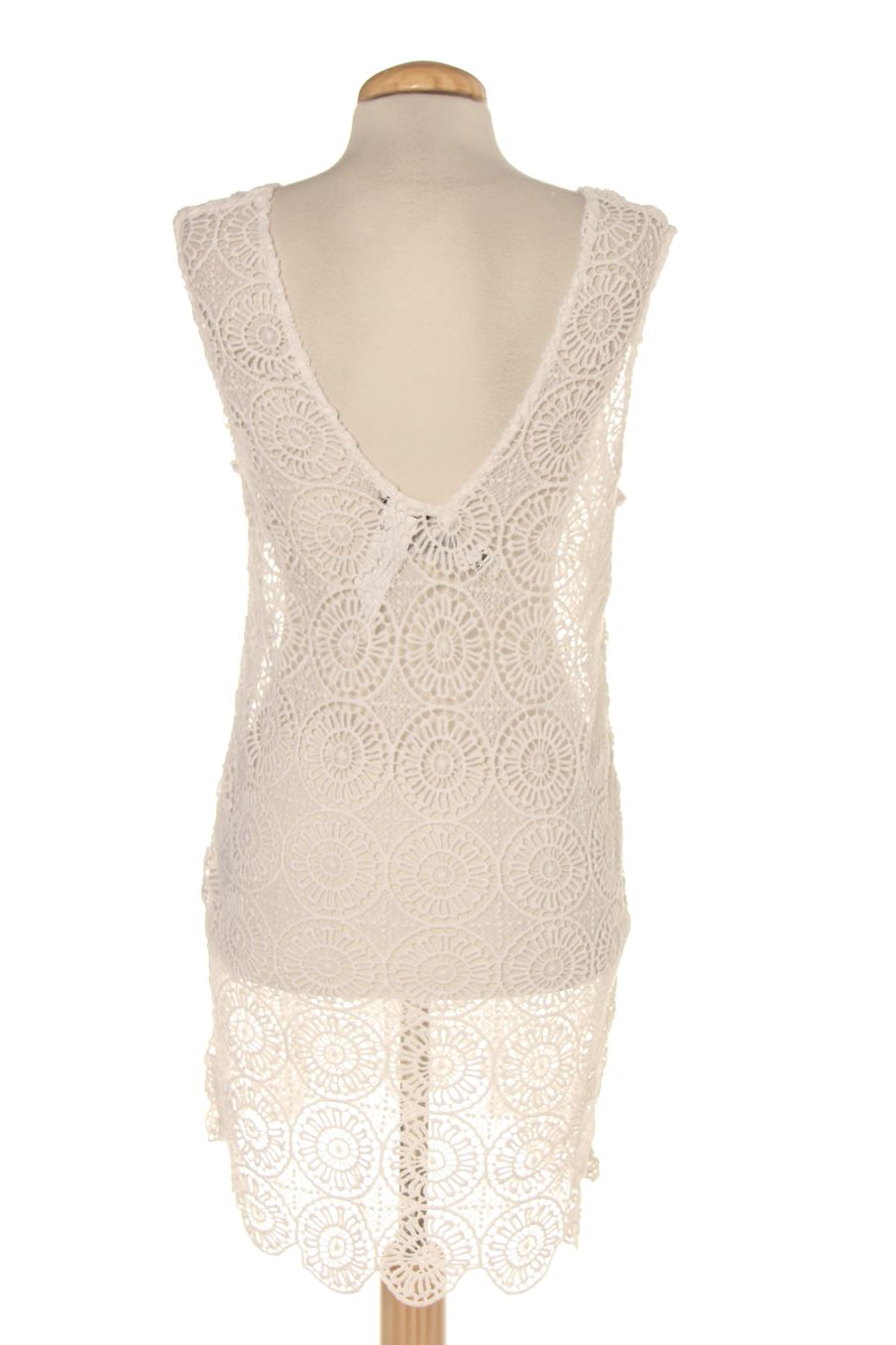 Robe casual Calzedonia de la taille S, de couleur blanc