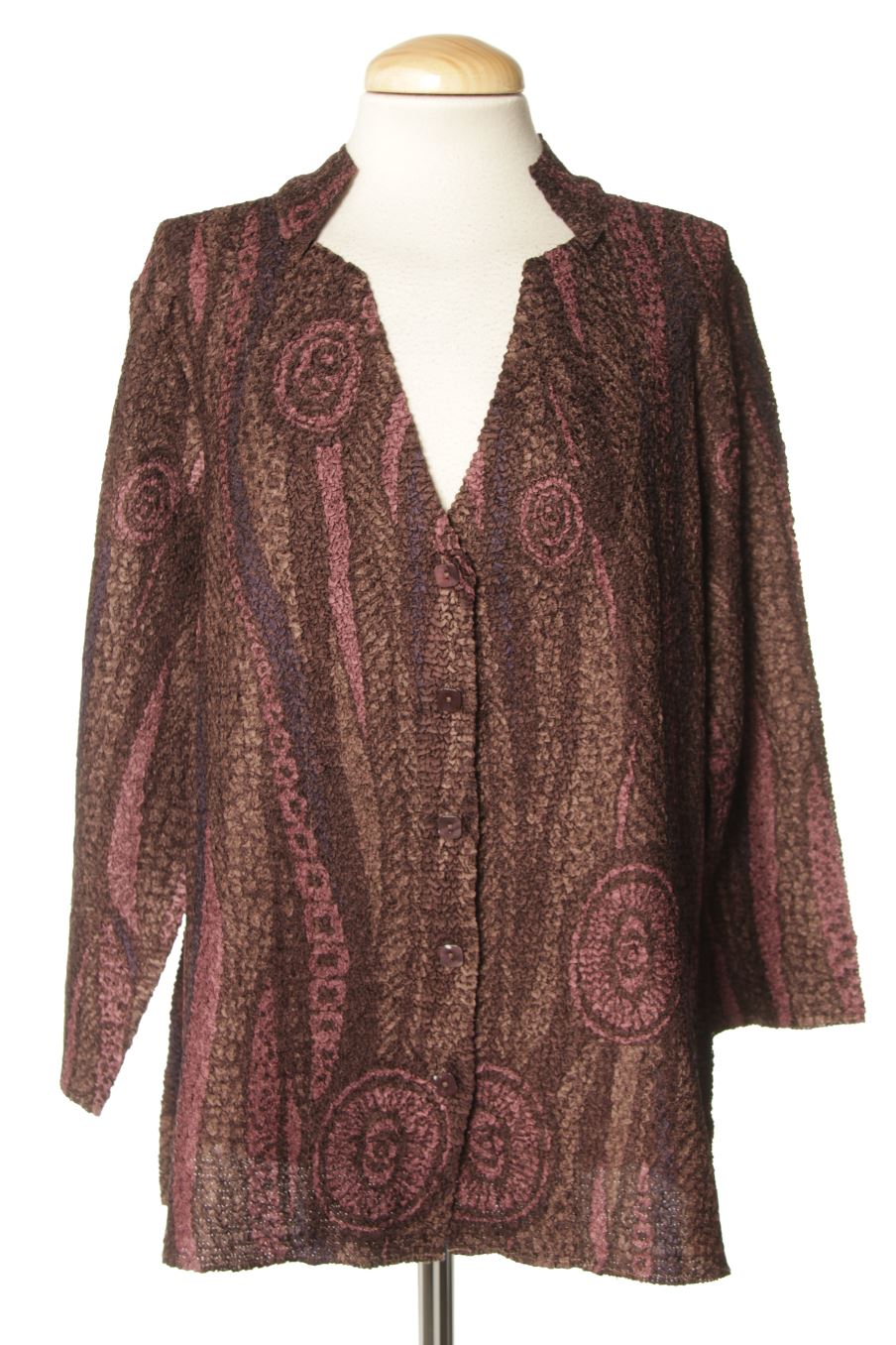 Chemise Adolfo Dominguez de la taille XL, de couleur pourpre