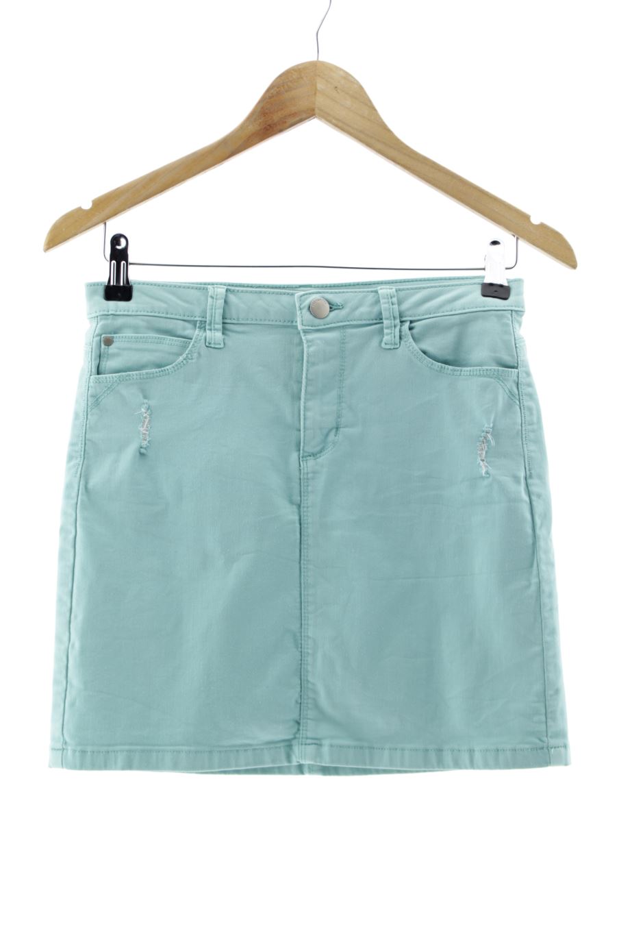 Jupe Cache cache de la taille 36, de couleur bleu de denim