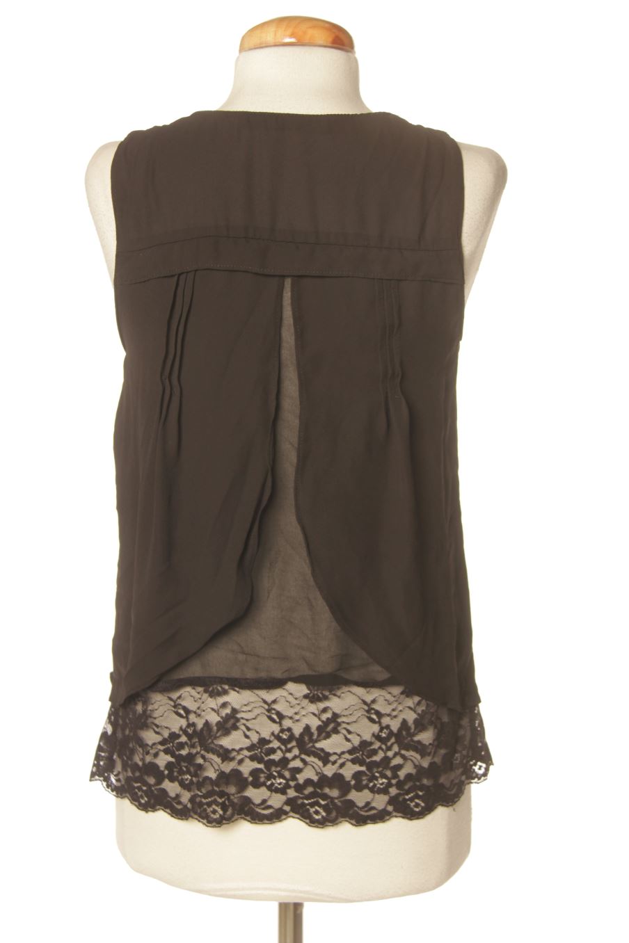Top Zara de la taille S, de couleur noir