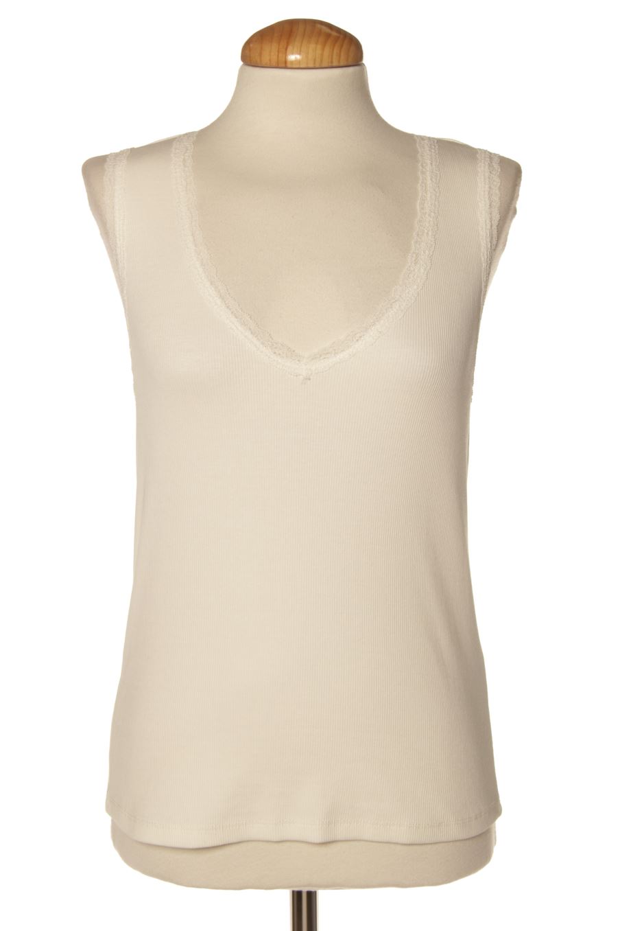 Débardeur Stradivarius de la taille XL, de couleur blanc