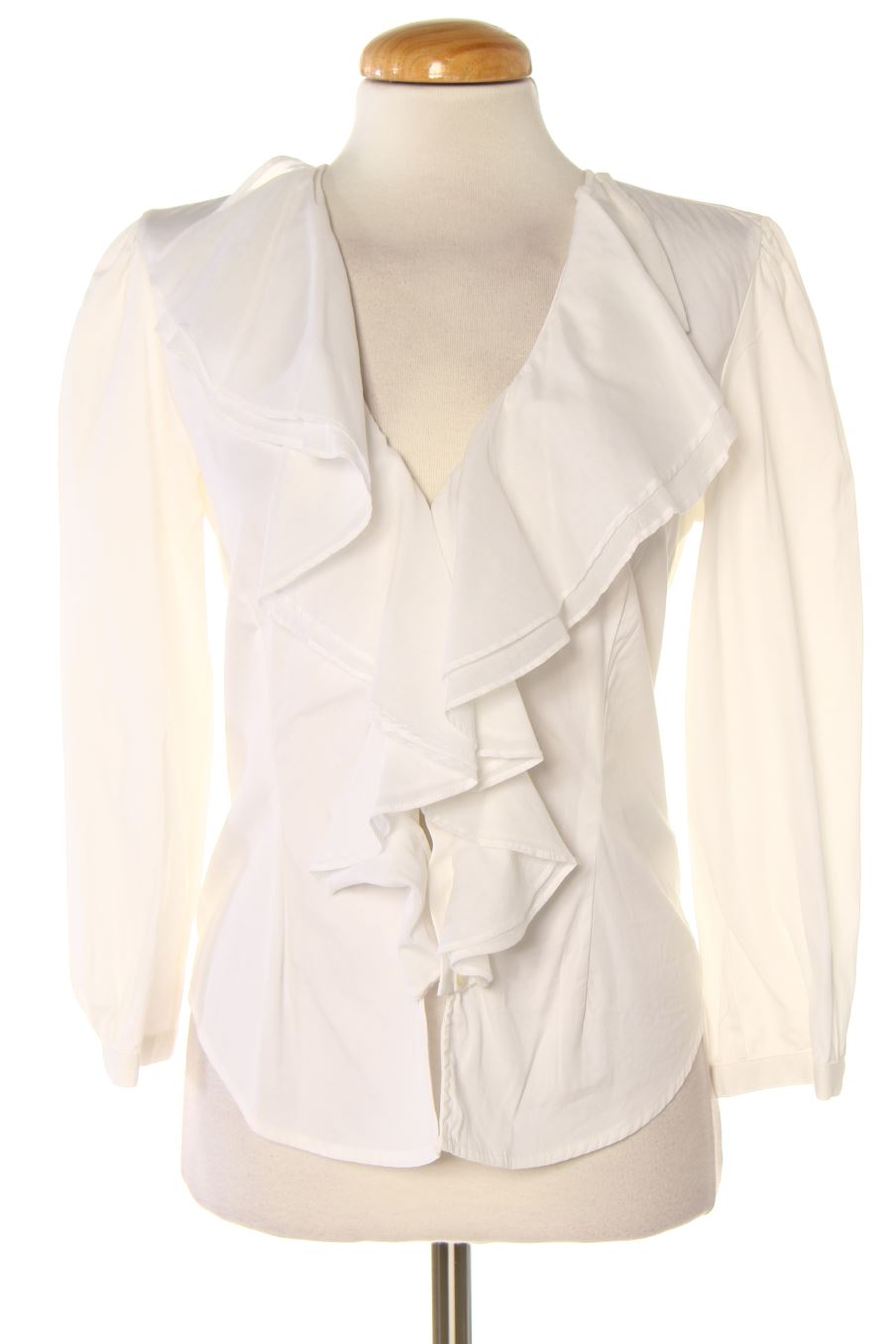 Blouse à manches longues Ralph Lauren de la taille XS, de couleur blanc