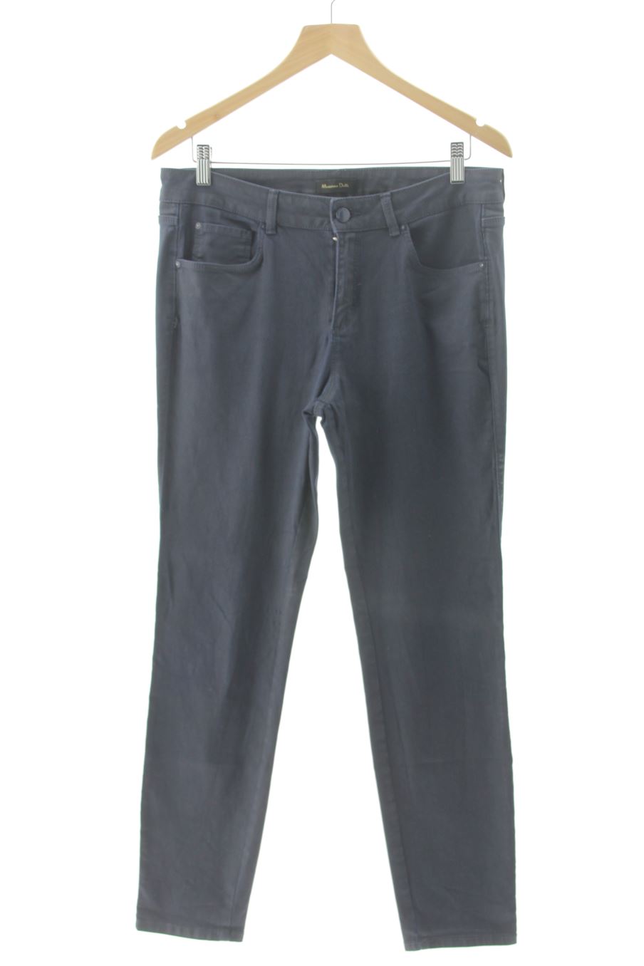Vaquero de Massimo Dutti de la talla 44, de color azul