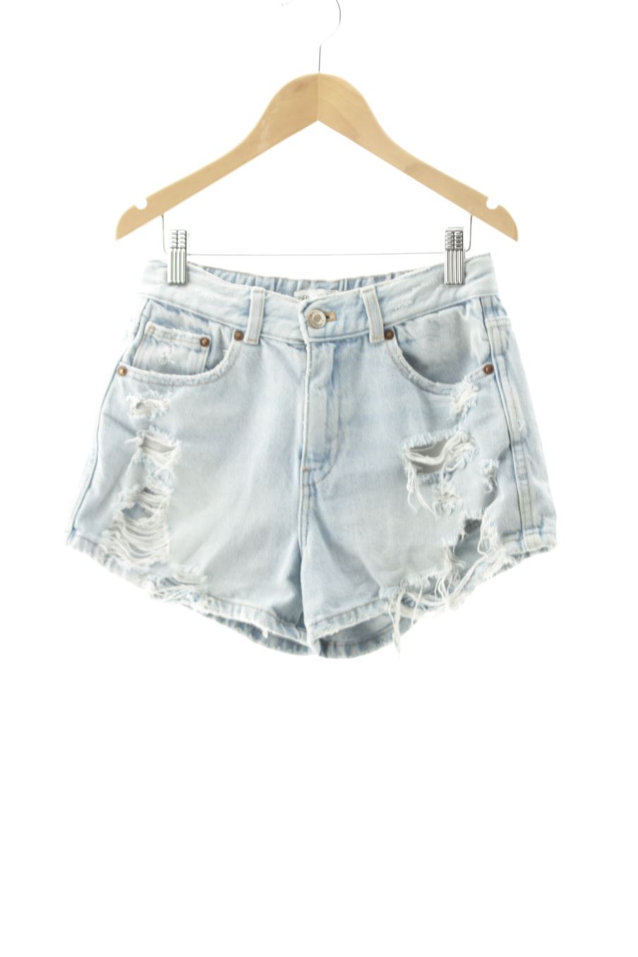 Short en jean Zara de la taille 10 ans de denim de seconde main