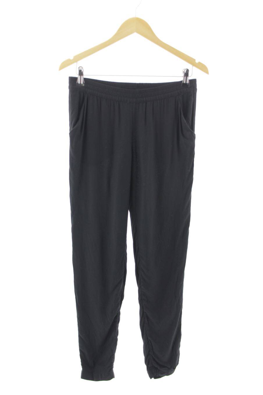 Pantalón Casual de H&M de la talla 34, de color negro