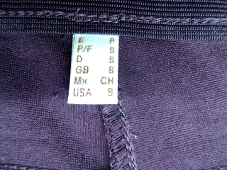 Leggins Punt roma de la taille S, de couleur pourpre