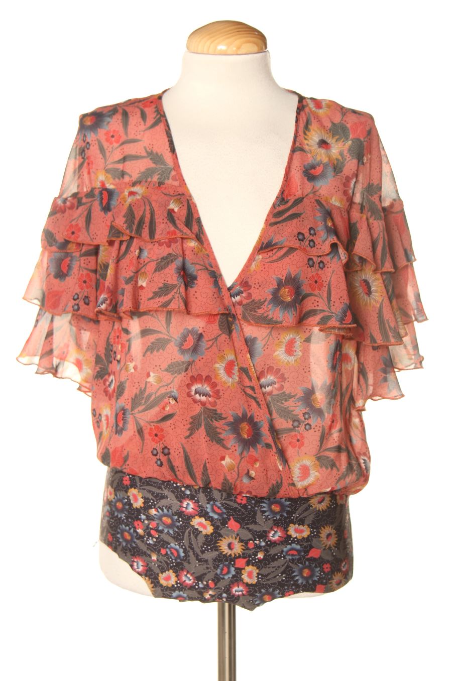 Body de Zara de la talla S, de color estampado