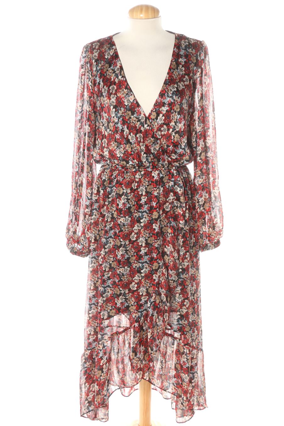 Vestido casual de charlior de la talla L, de color flores