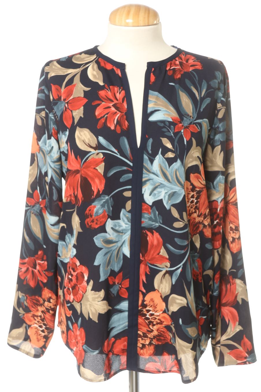 Blouse à manches longues Zara de la taille S, de couleur imprimés