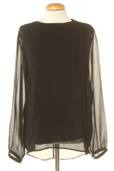 Blusa a maniche lunghe L Zara