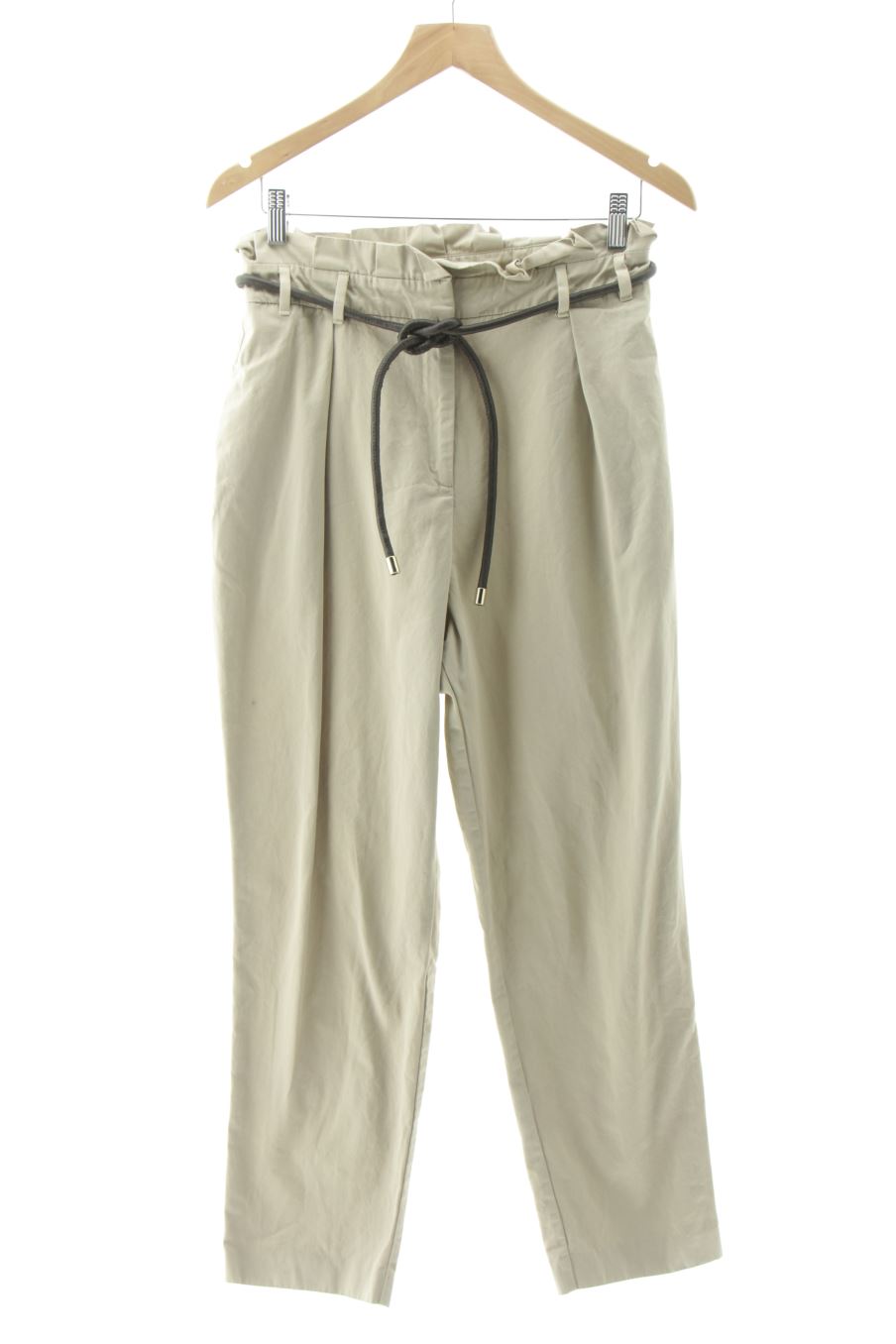 Pantalon River island de la taille 40, de couleur beige