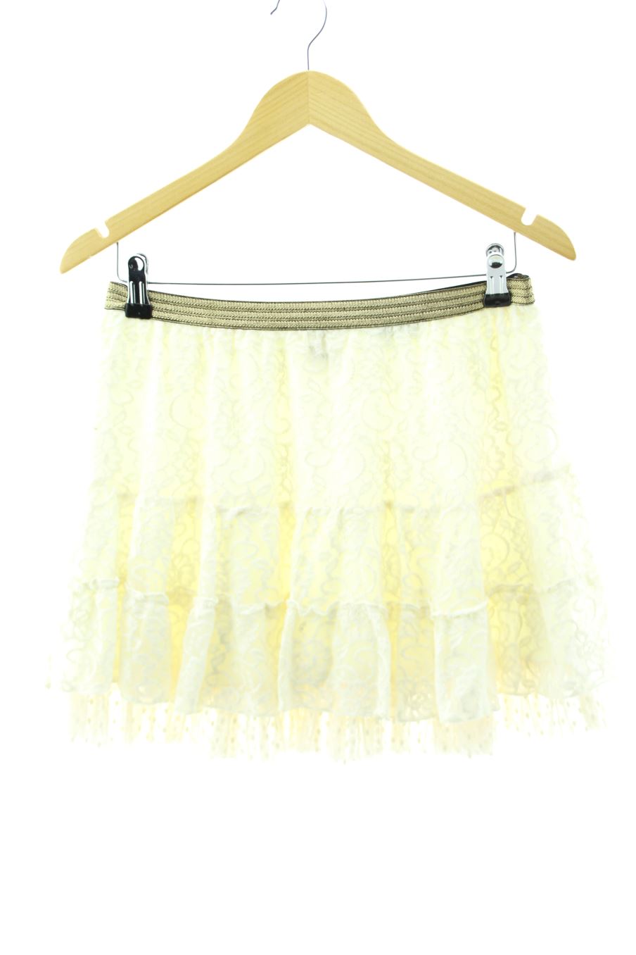 Aufwändiger Rock von Nekane Größe M, Farbe Beige, für