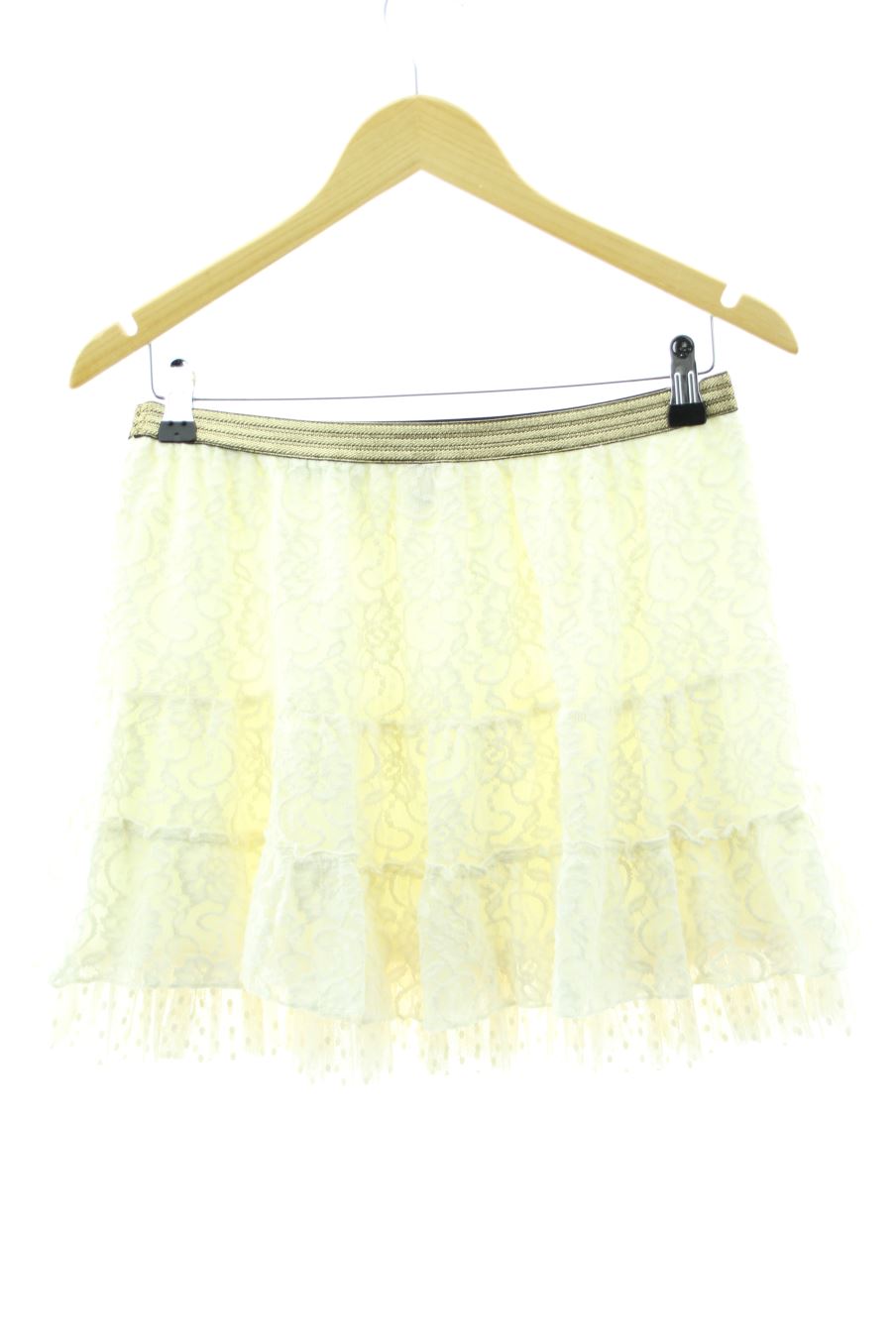 Aufwändiger Rock von Nekane Größe M, Farbe Beige, für