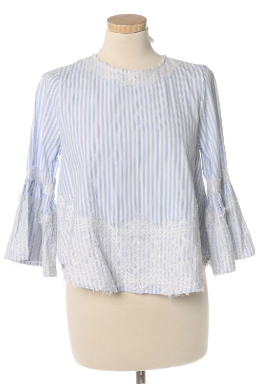 Blusa a maniche lunghe