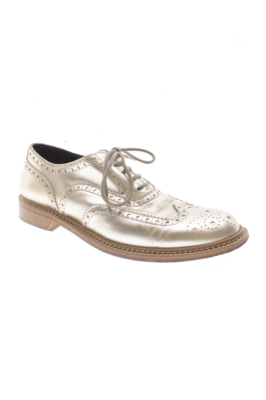Zapatos planos de Cyrillus de la talla 37, de color dorado de