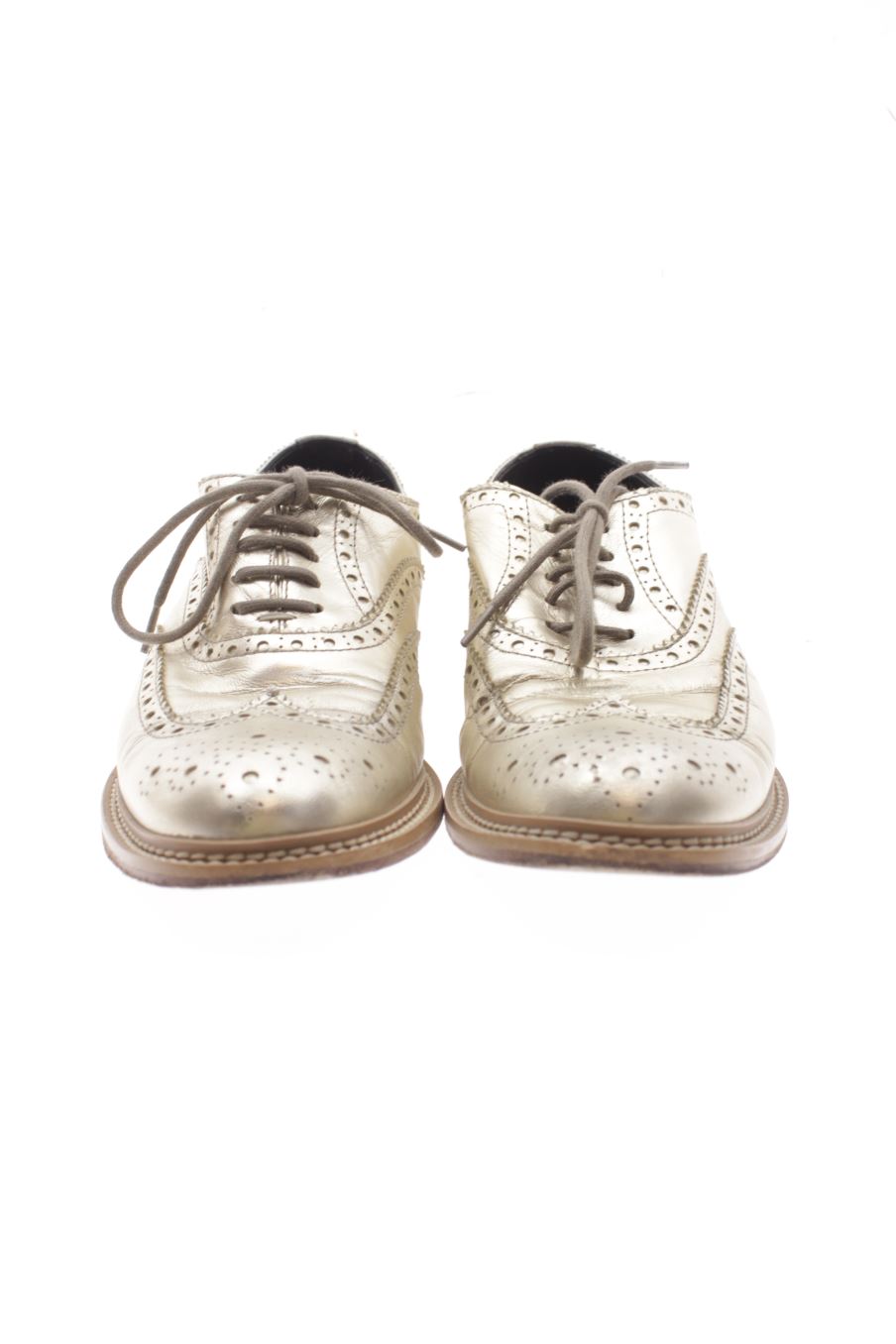 Zapatos planos de Cyrillus de la talla 37, de color dorado de