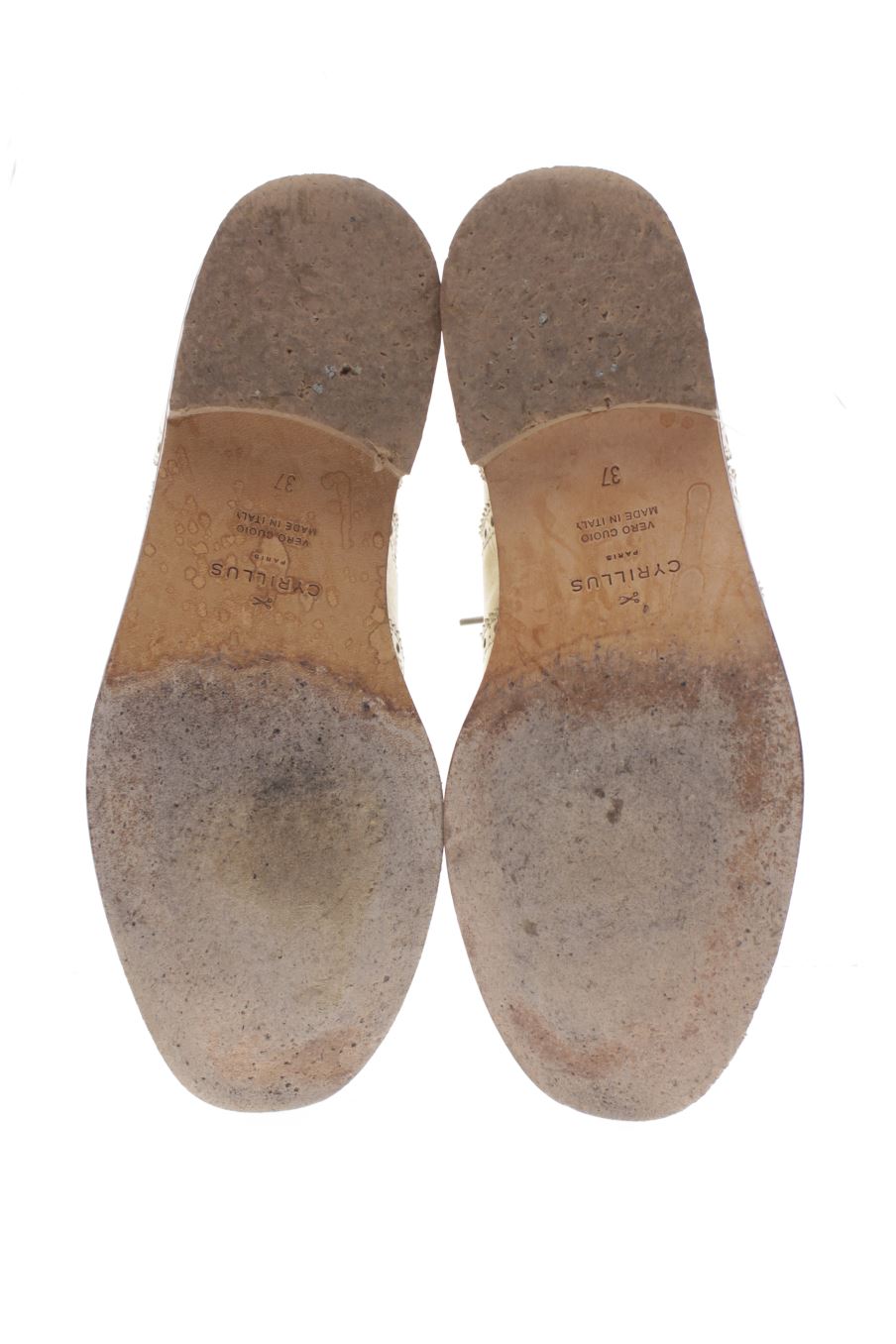 Zapatos planos de Cyrillus de la talla 37, de color dorado de