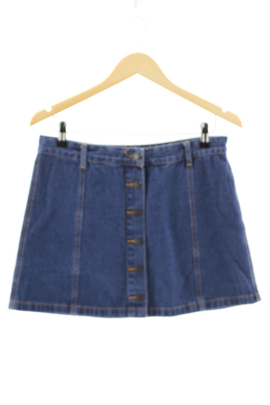 Jupe Forever 21 de la taille L, de couleur bleu de denim