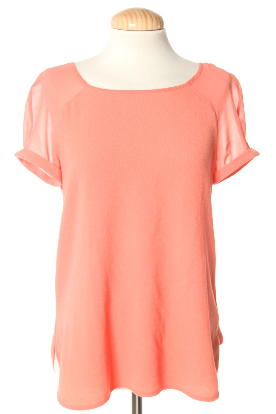 Kurzärmelige Bluse von Promod Größe S, Farbe Orange, für