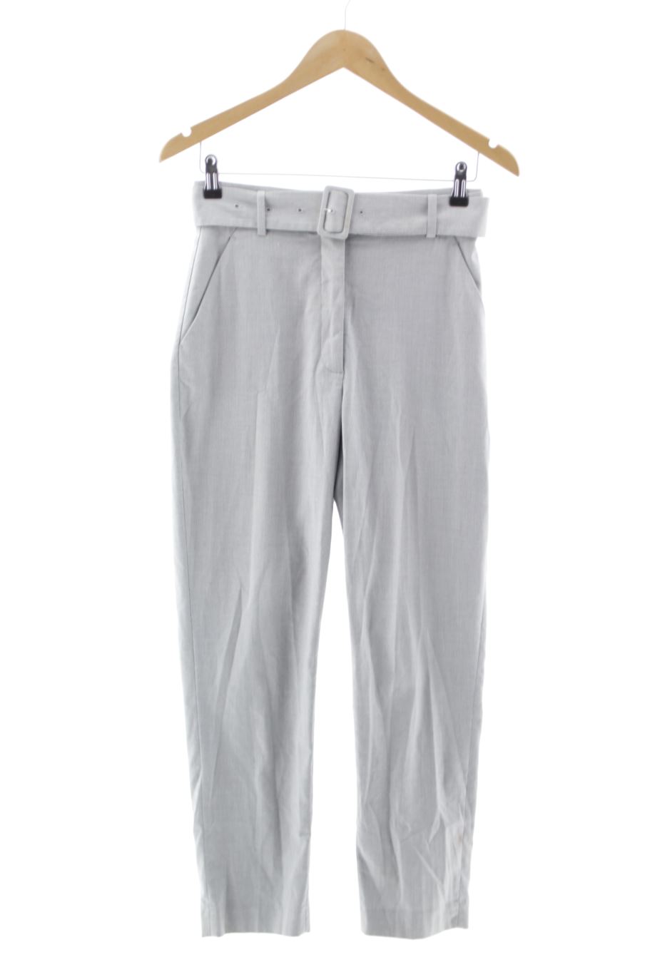 Pantalón de H&M de la talla 36, de color gris