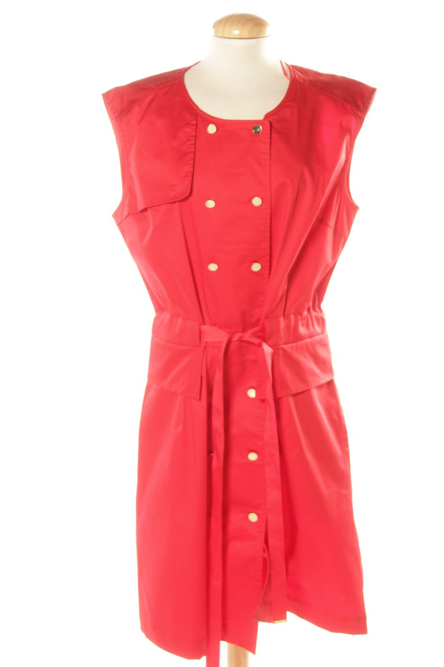 Robe casual Yera de la taille 46, de couleur rouge
