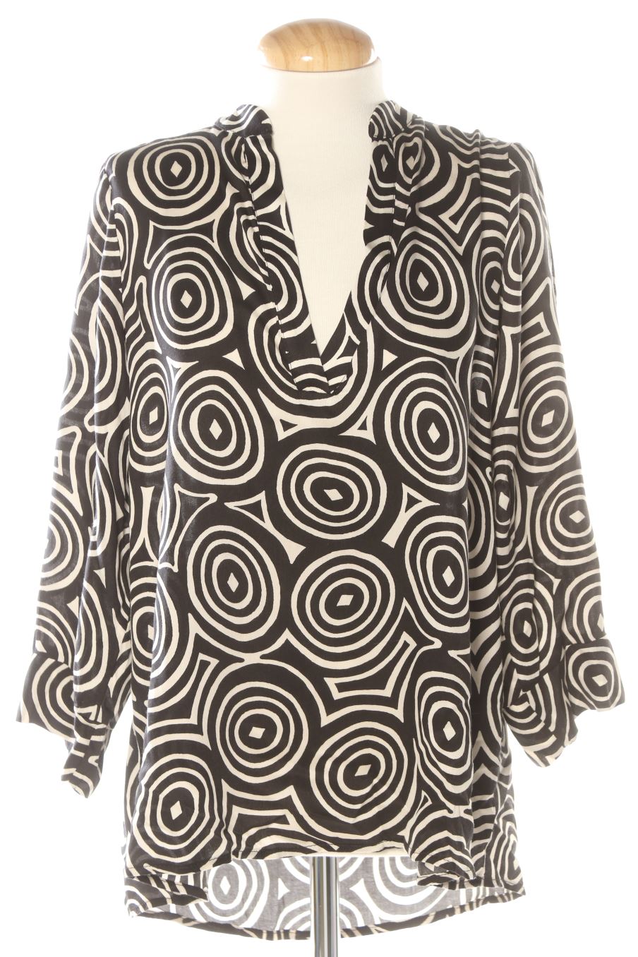 Blouse à manches longues La fée maraboutée de la taille 42, de couleur imprimés